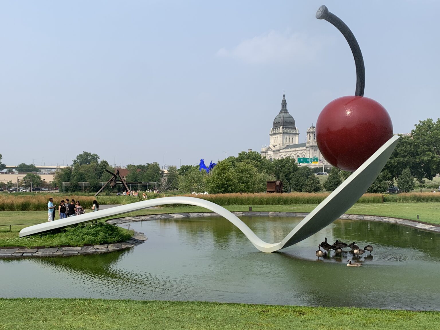 Spoon and Cherry sculpture in Minneapolis