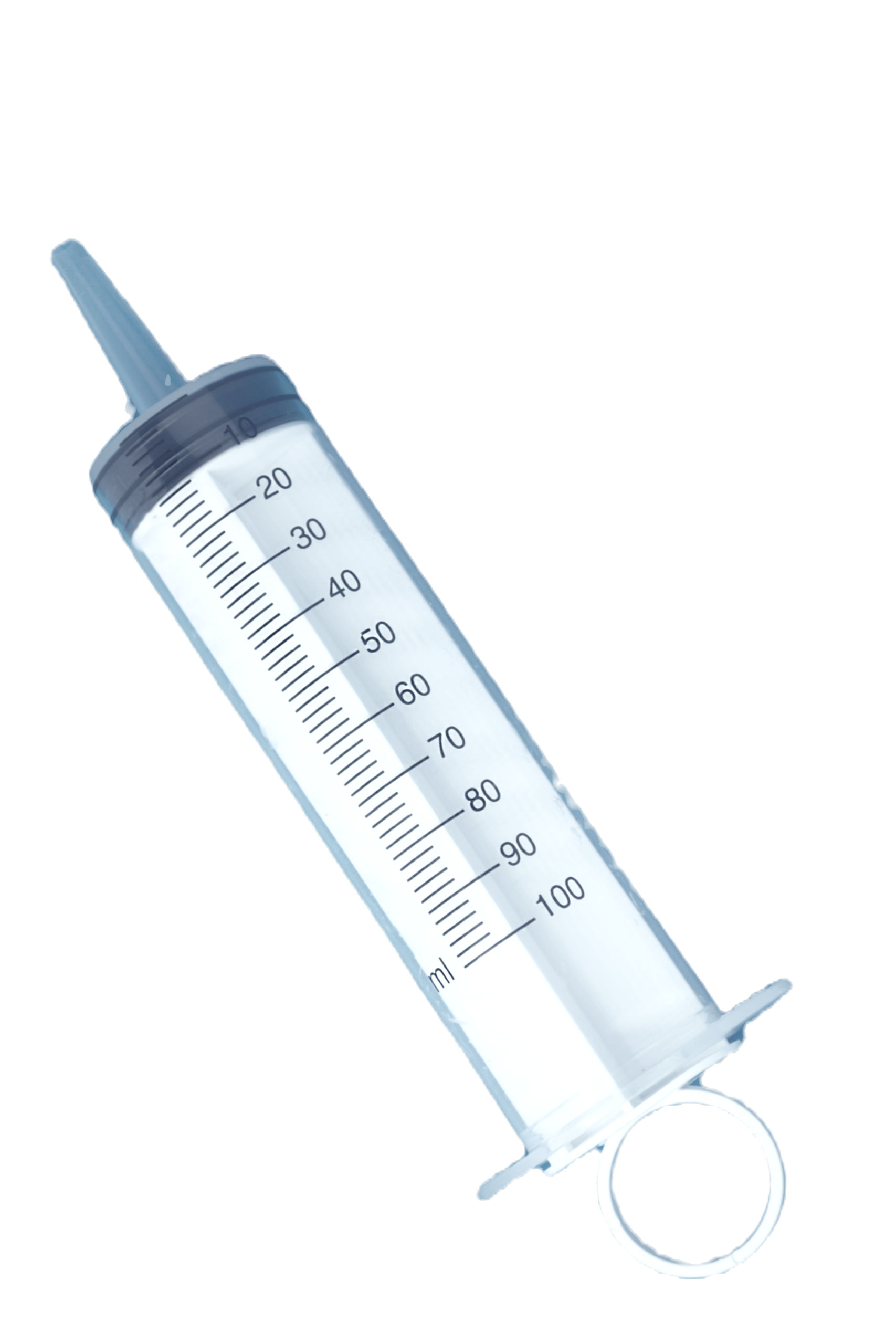 IV Infusion Therapy 5 Isolated blue-tinged syringe